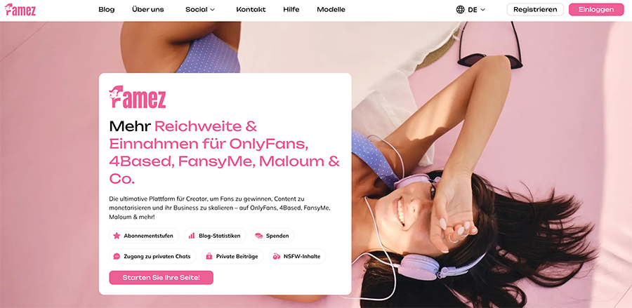 Creator Dashboard & Kampagnen – Famez
